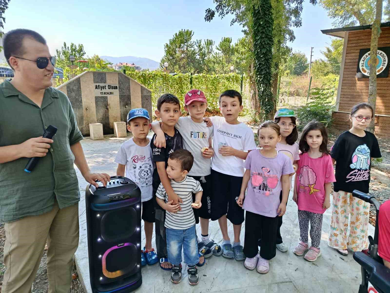 Bafra’da görme engellilerden geleneksel piknik buluşması