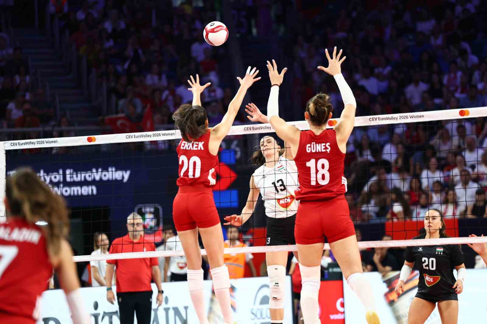 Milliler, CEV Avrupa Şampiyonası’nda 3’te 3 yaptı