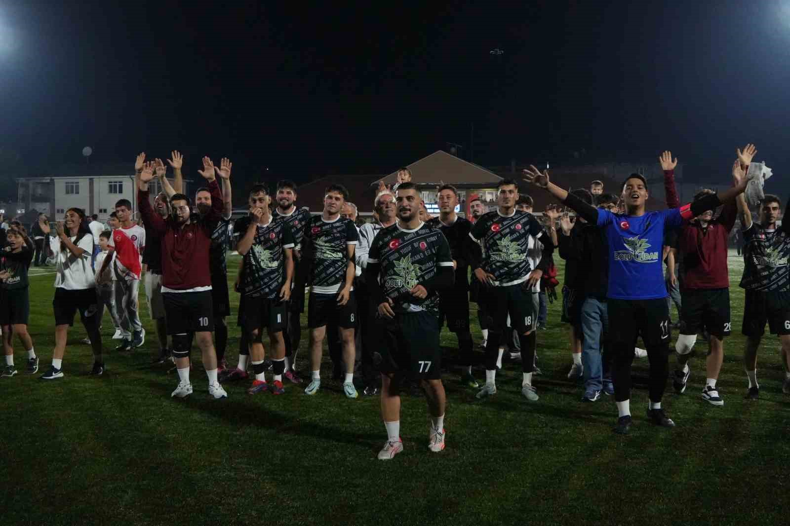 Bolu’da nefes kesen final
