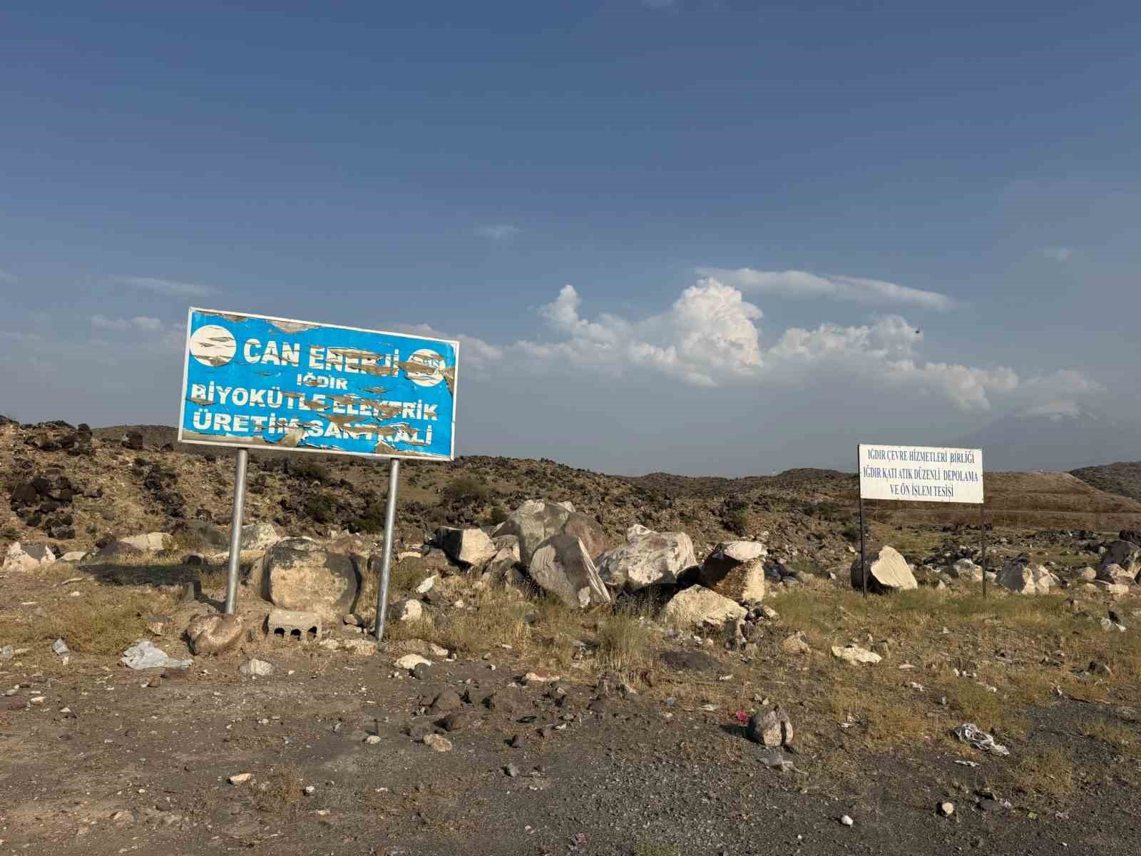 Iğdır’da katı atık tesisinde yangın