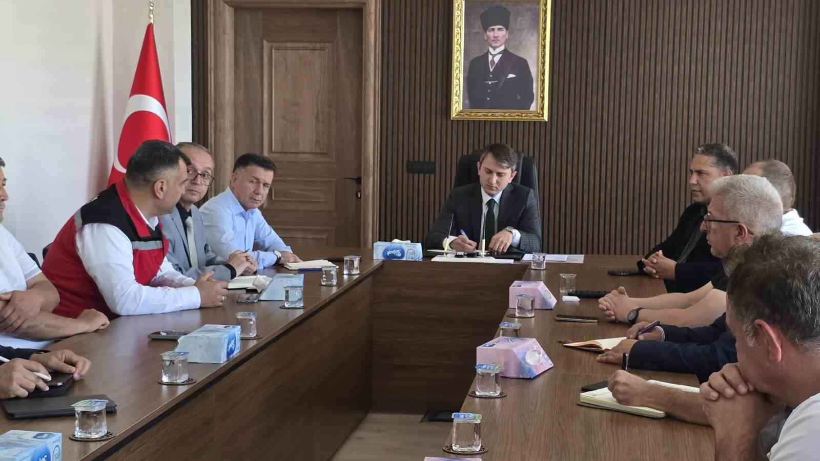 Saruhanlı’da tarımsal üretim için yeni adımlar masada