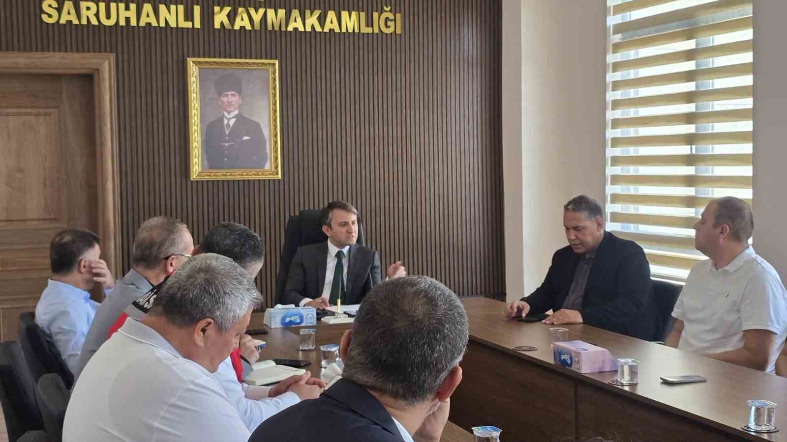 Saruhanlı’da tarımsal üretim için yeni adımlar masada