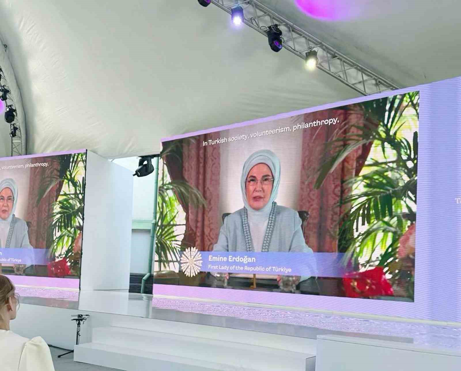 Emine Erdoğan, 6. Lider Eşleri Zirvesi’ne video mesaj gönderdi: