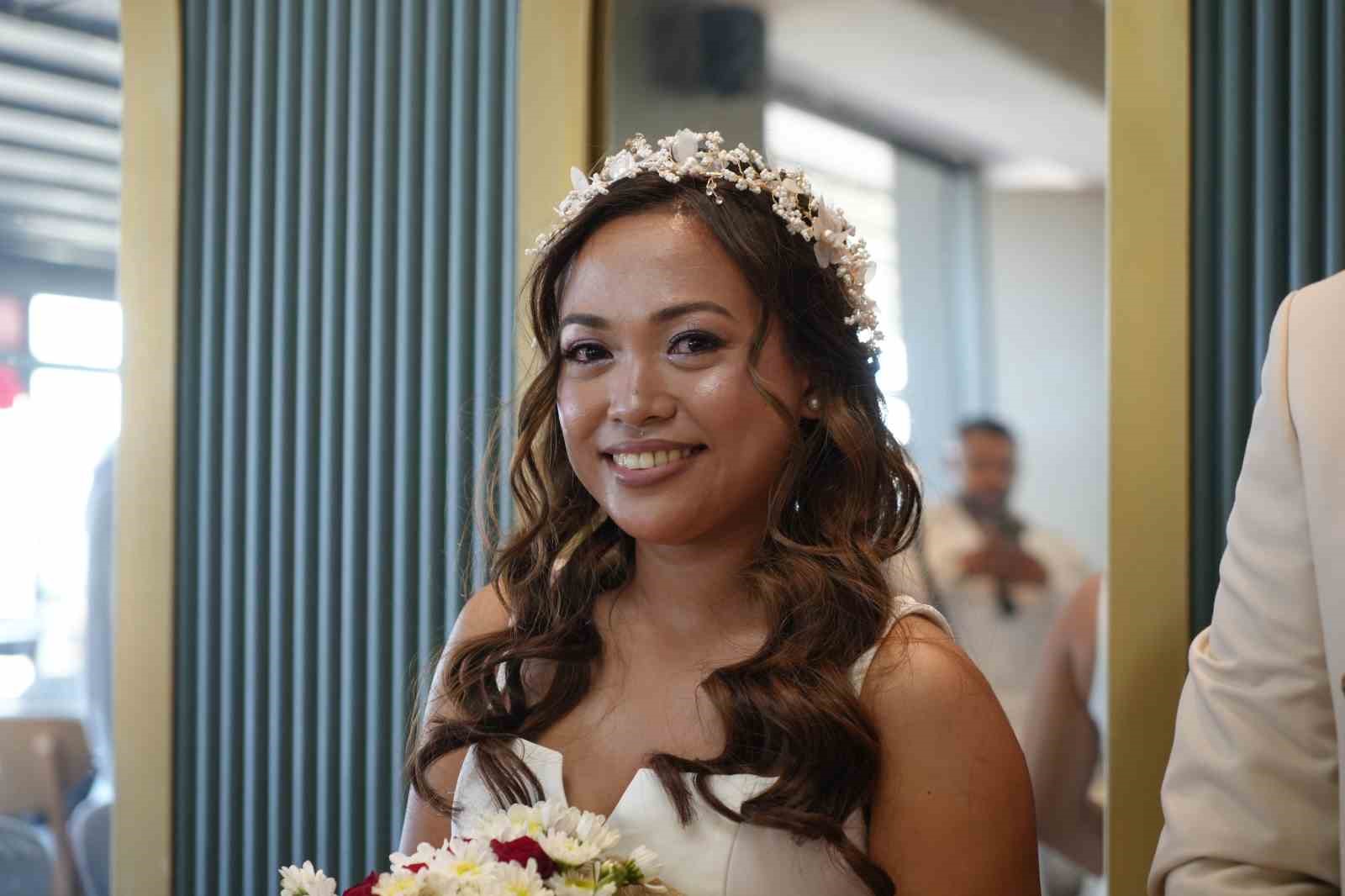 Samsun’a Filipinli gelin