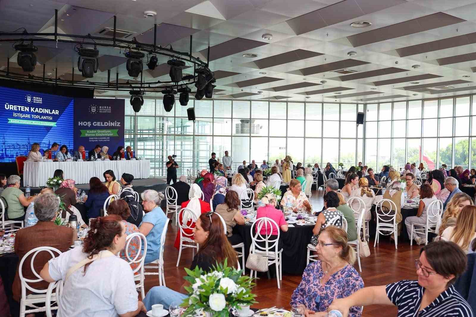 Bursa Büyükşehir’den kadın kooperatiflerine destek...