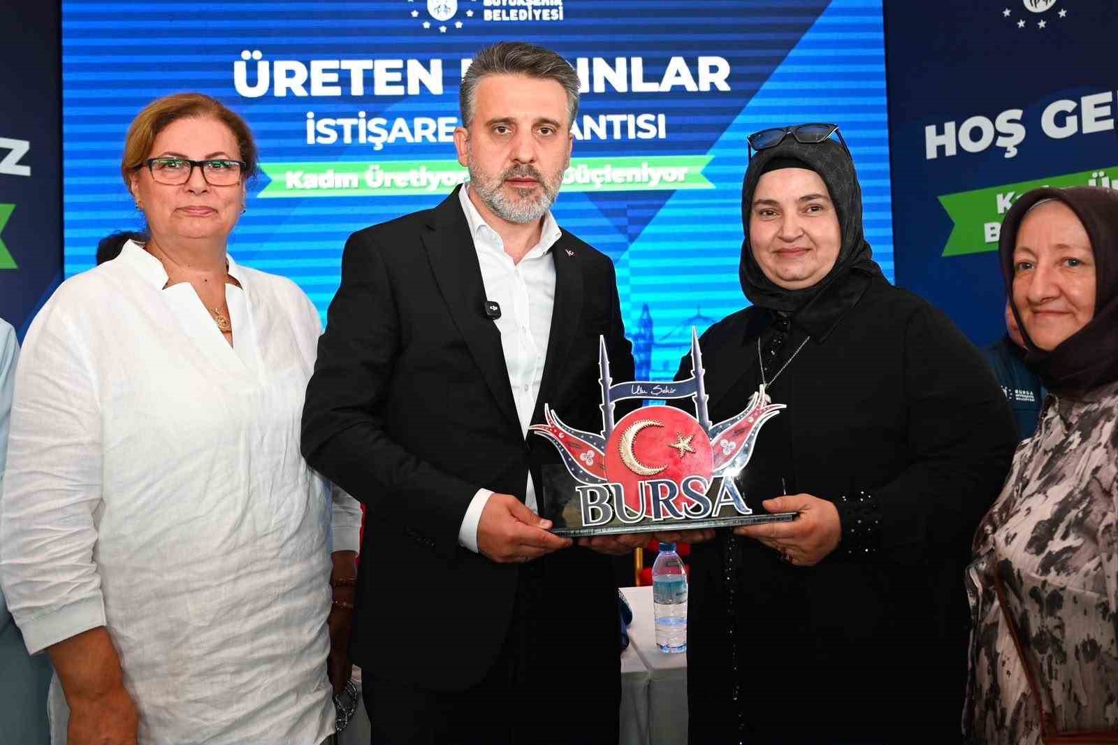 Bursa Büyükşehir’den kadın kooperatiflerine destek...