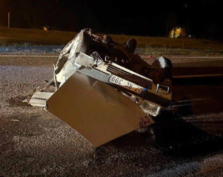 Karabük’te otomobil takla attı: 1 yaralı