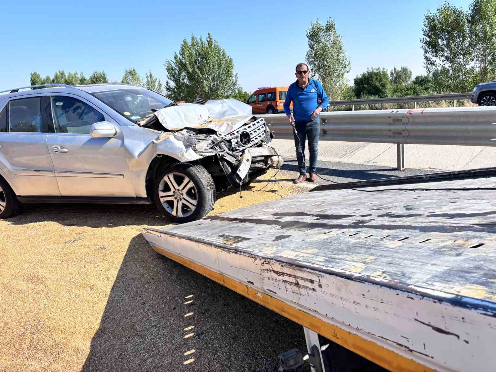 Akşehir’de zincirleme kaza: Sultandağı Kaymakamı ve eşi yaralandı