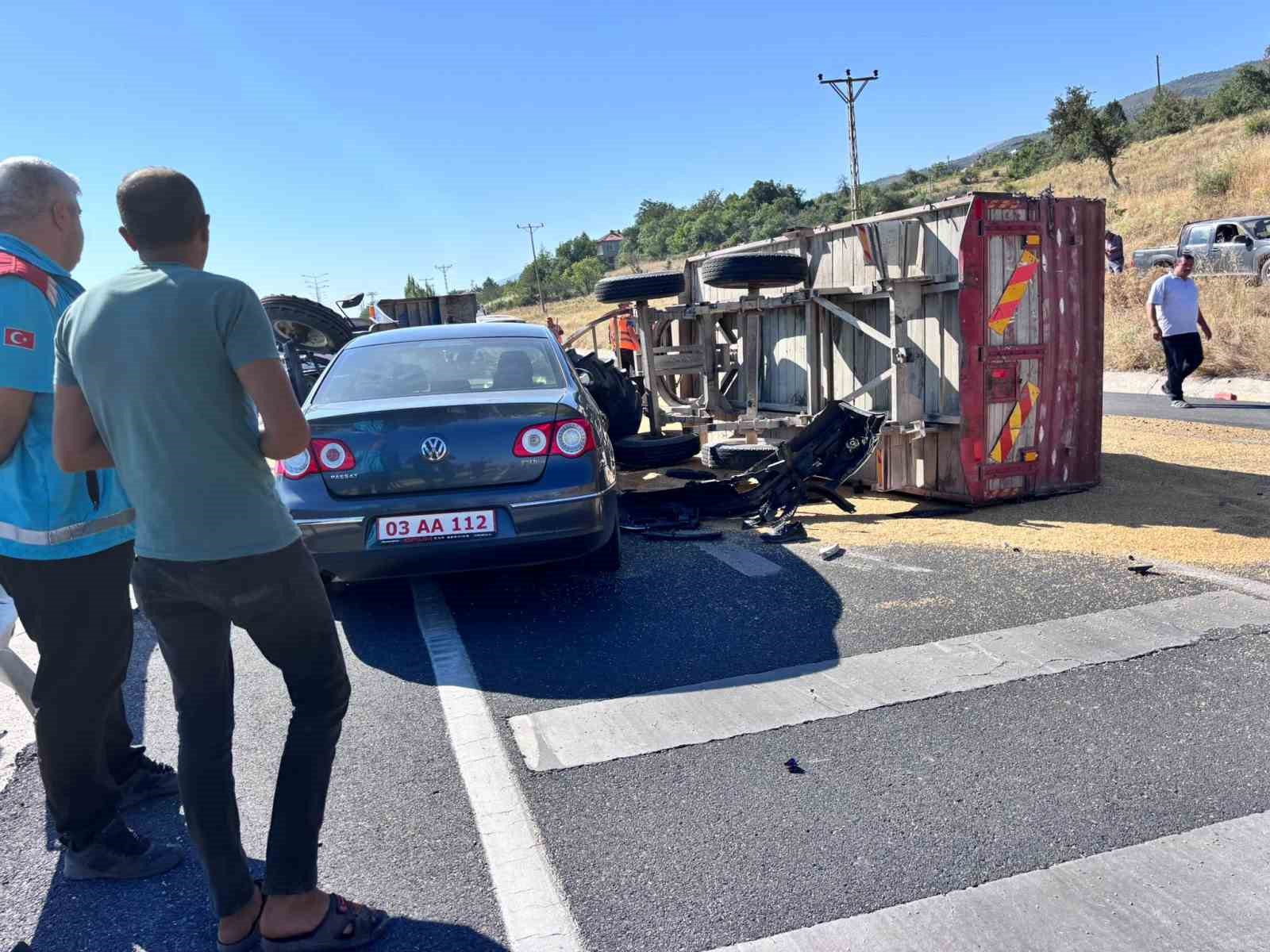 Akşehir’de zincirleme kaza: Sultandağı Kaymakamı ve eşi yaralandı