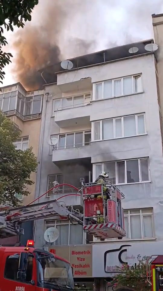 Bursa’da yangın paniği
