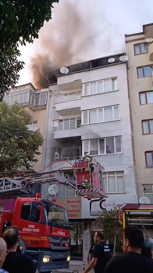 Bursa’da yangın paniği