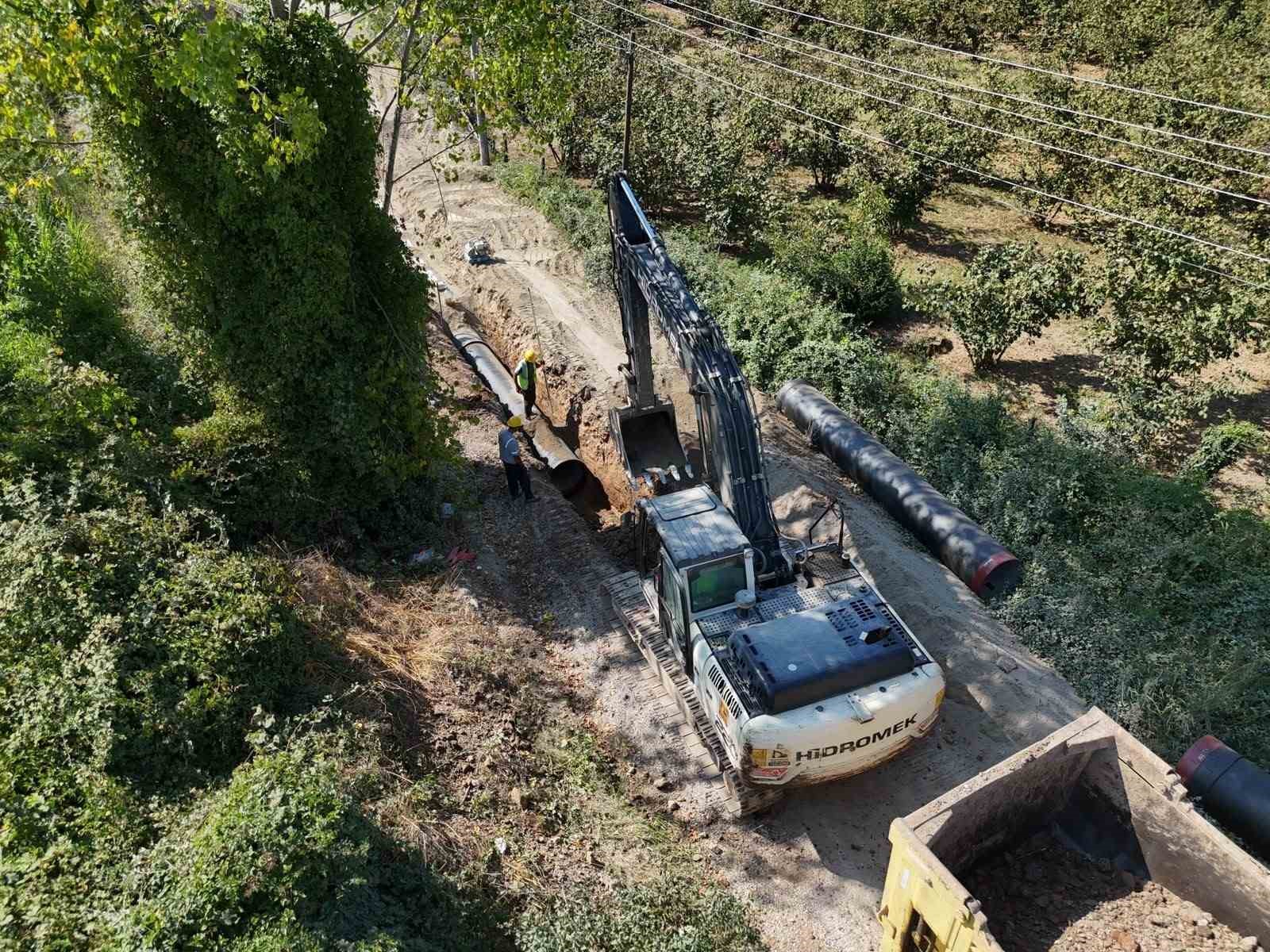 İçme suyu şebekesinde 35 kilometrelik imalat tamam