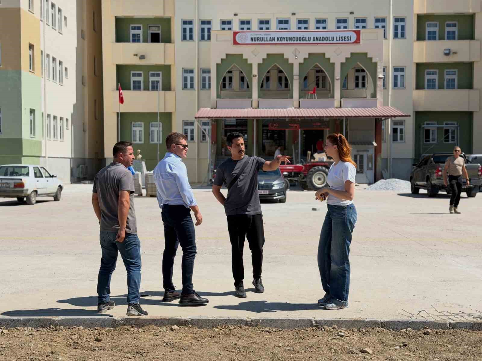 Simav’da eğitim yatırımları yerinde incelendi