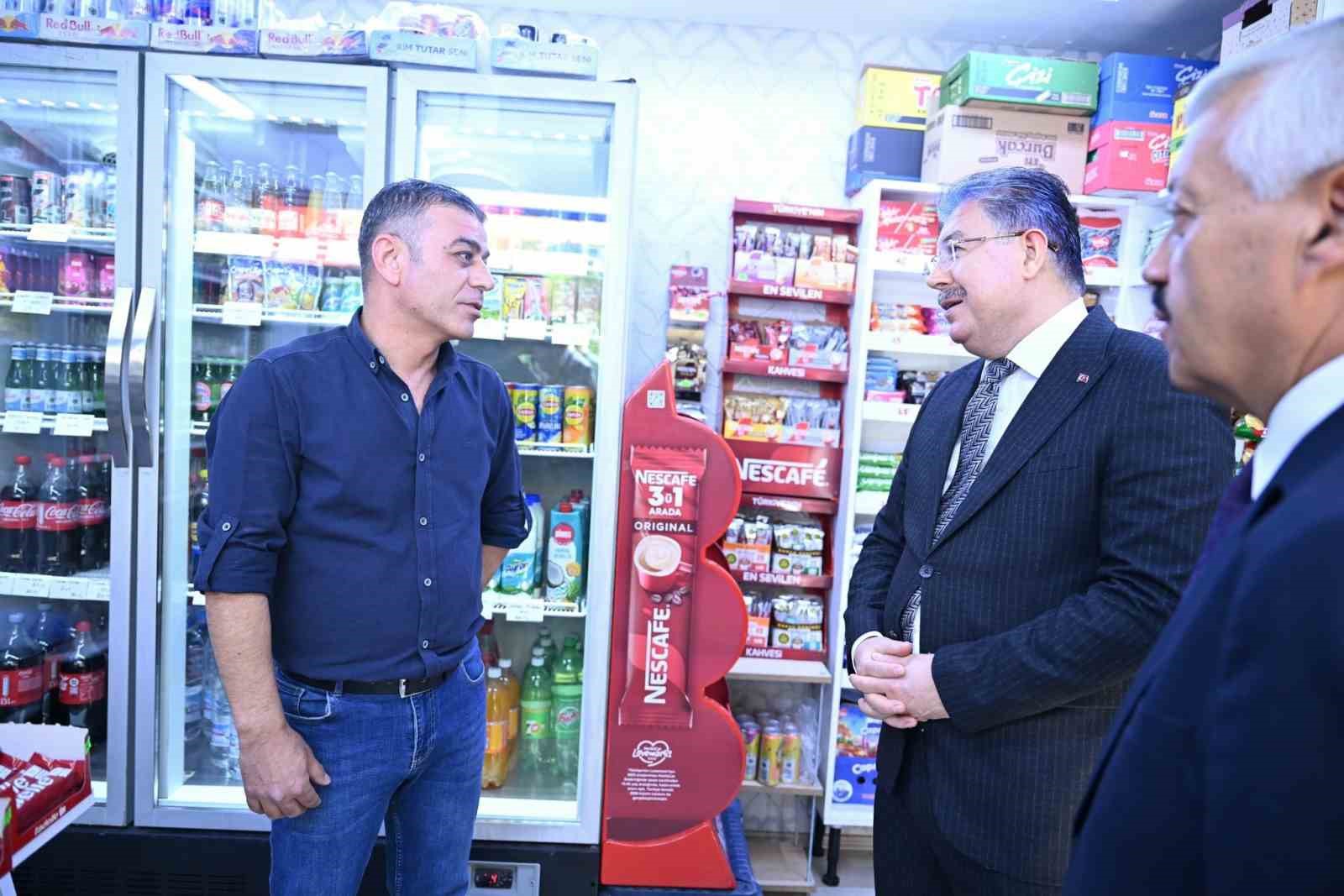 Vali Yılmaz’dan esnaf ziyareti