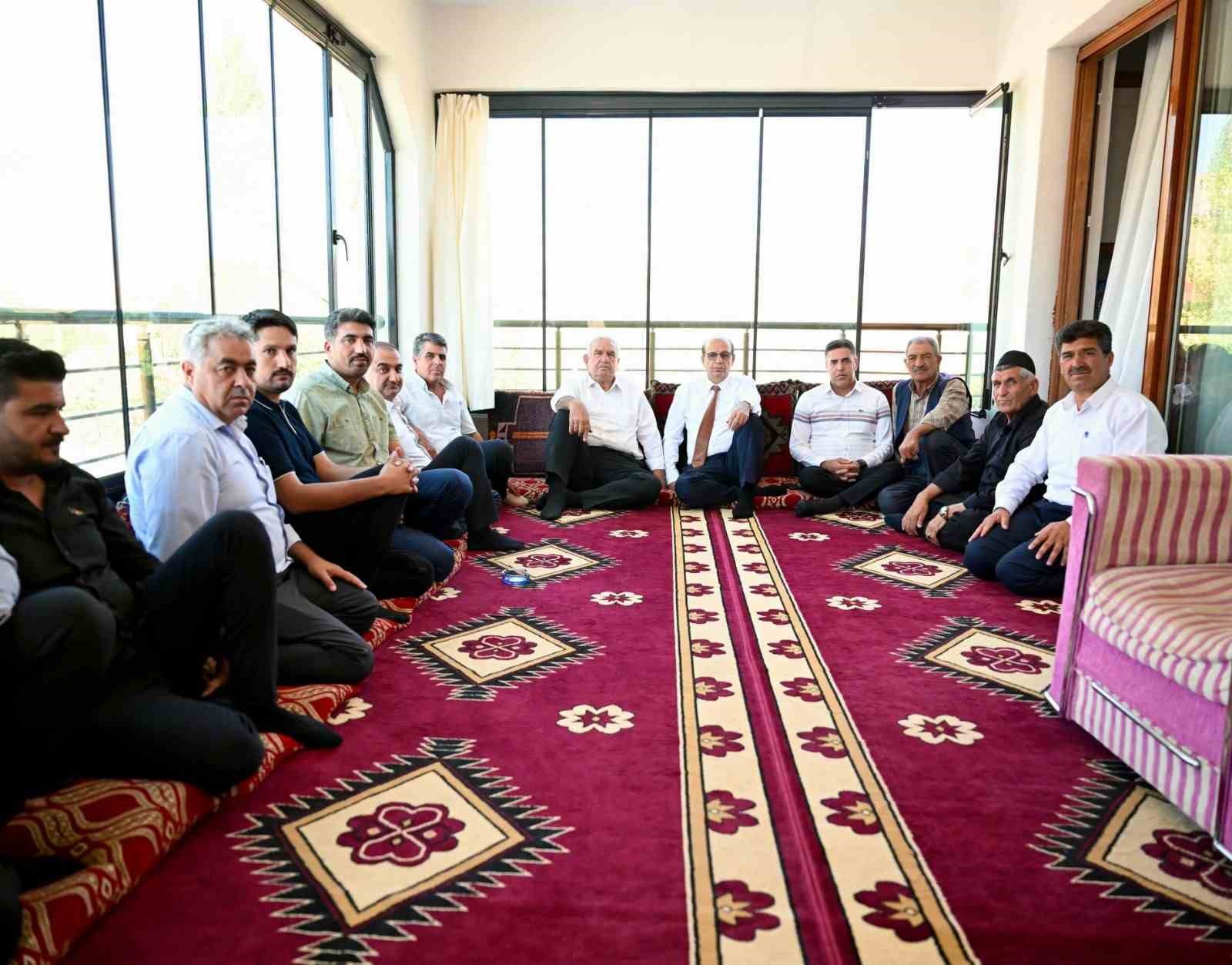 Başkan Geçit, Salkonak Geli Mezrası’ndaki yatırımları yerinde inceledi