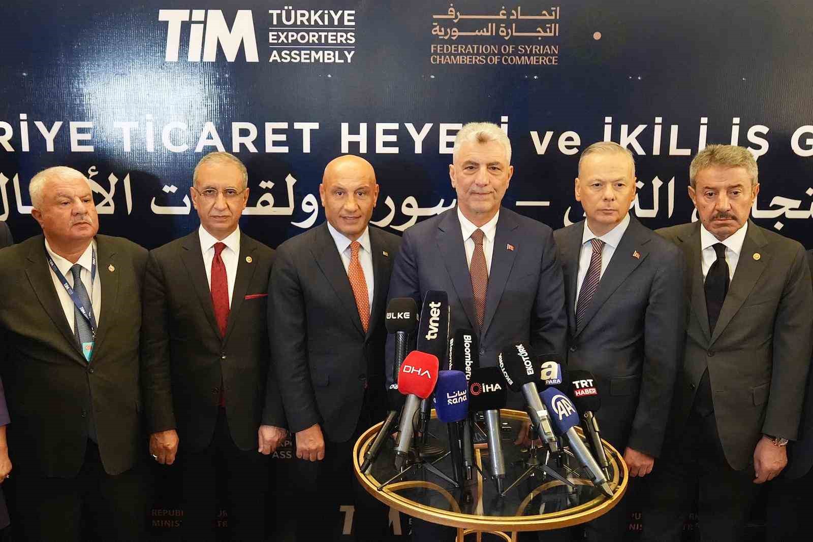 Bakan Bolat: "Suriye ile Ticaret hacmi hedefimiz 10 milyar dolar"