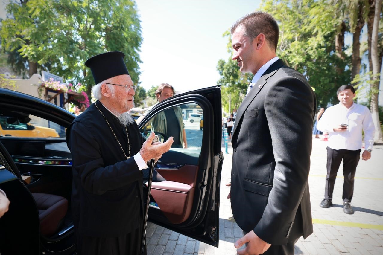 Patrik Bartholomeos, Bodrum Belediyesini ziyaret etti