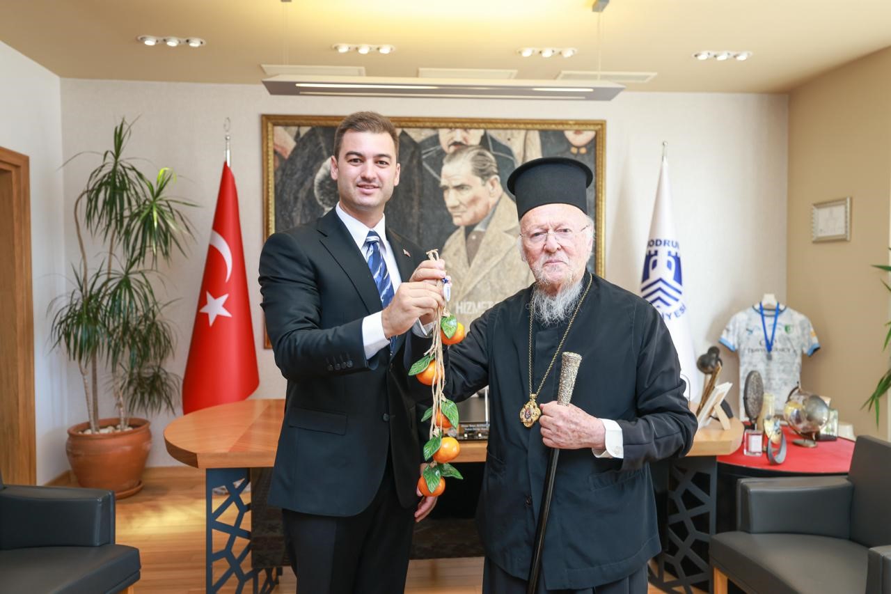 Patrik Bartholomeos, Bodrum Belediyesini ziyaret etti
