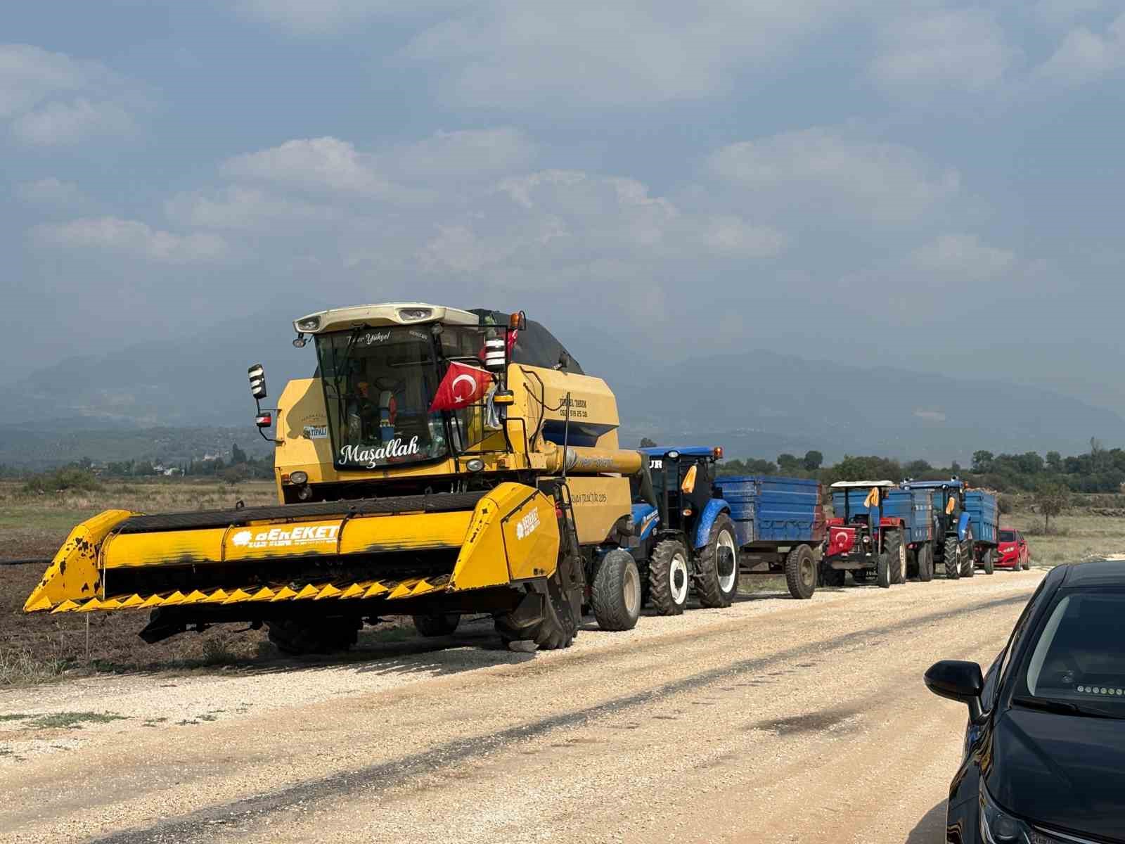 Osmaniye’de yerli ve milli ayçiçeği çeşitlerinde ilk hasat yapıldı
