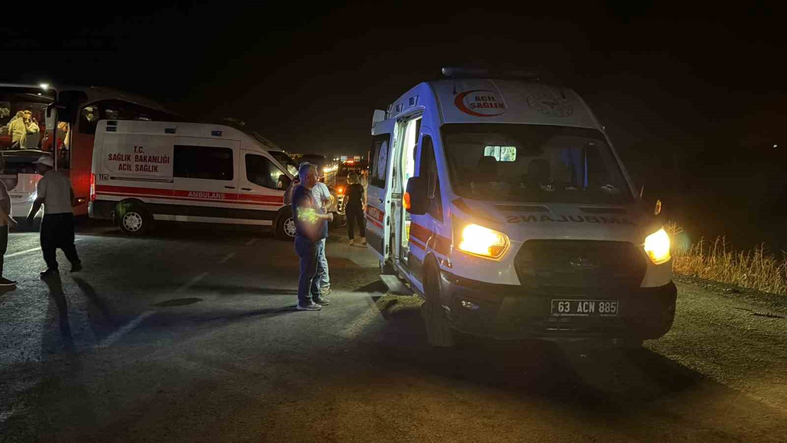 Şanlıurfa’da yolcu otobüsleri çarpıştı: 13 yaralı