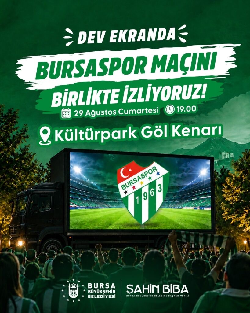 Bursaspor taraftarına otobüs ve dev ekran müjdesi
