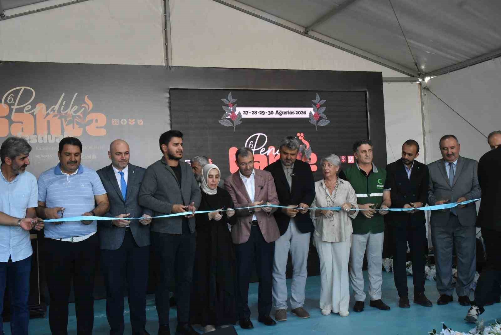 6’ıncı Pendik Kahve Festivali ziyaretçilere kapılarını açtı