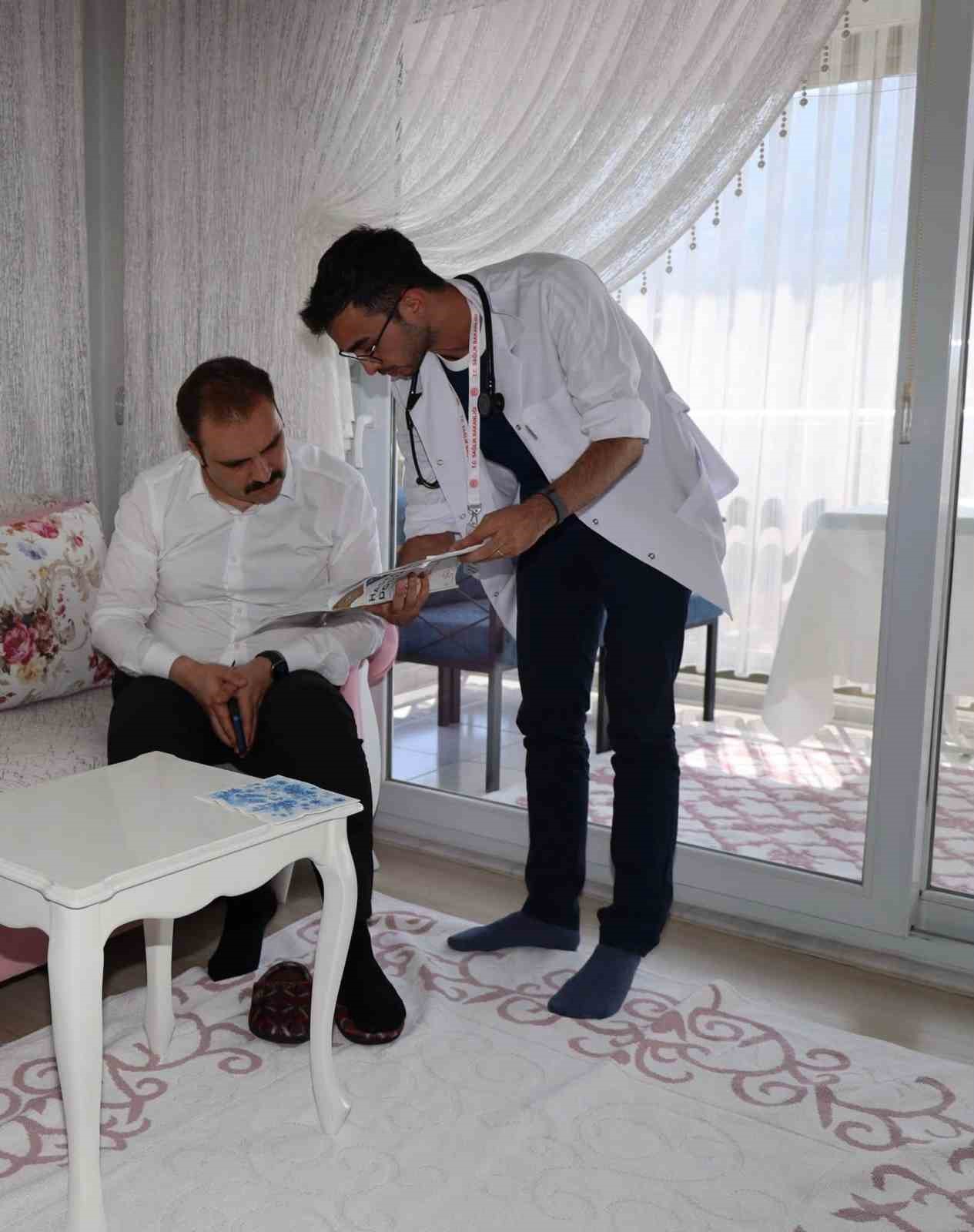 Karacasu’da evde sağlık hizmetleri vatandaşların ayağına gidiyor