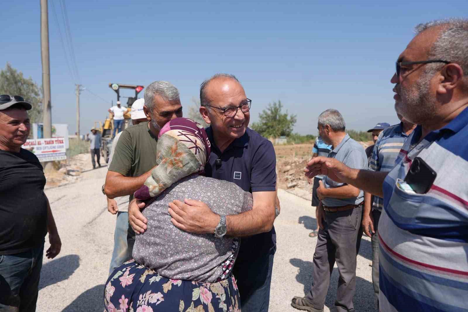 Başkan Akın çalışmaları yerinde inceledi