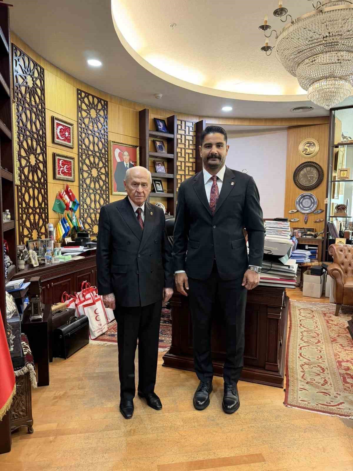 Taha Akgül ve Rıza Kayaalp’ten MHP Lideri Bahçeli’ye ziyaret