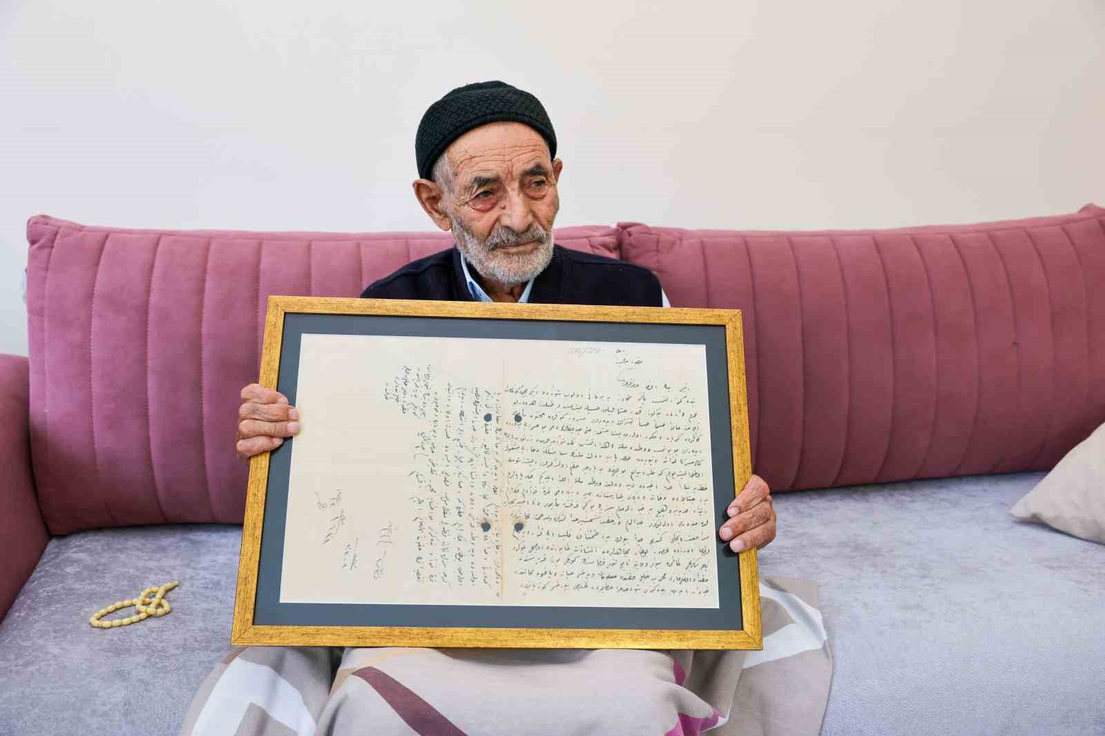 Balkan Harbi’nde kaybolan mektup, 113 yıl sonra Sivaslı aileye ulaştırıldı
