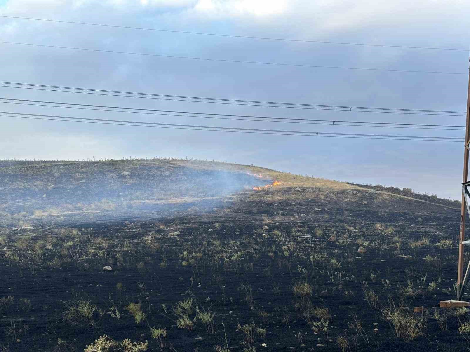 Ankara’da otluk alanda çıkan yangın kontrol altına alındı