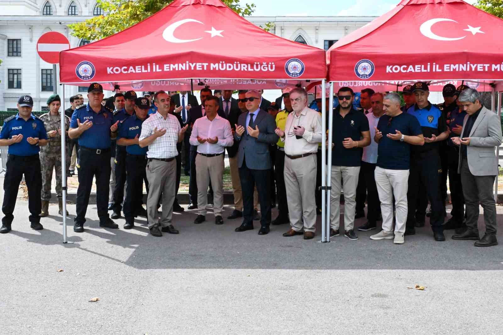 Kocaeli İl Emniyet Müdürlüğü filosuna 74 yeni araç katıldı