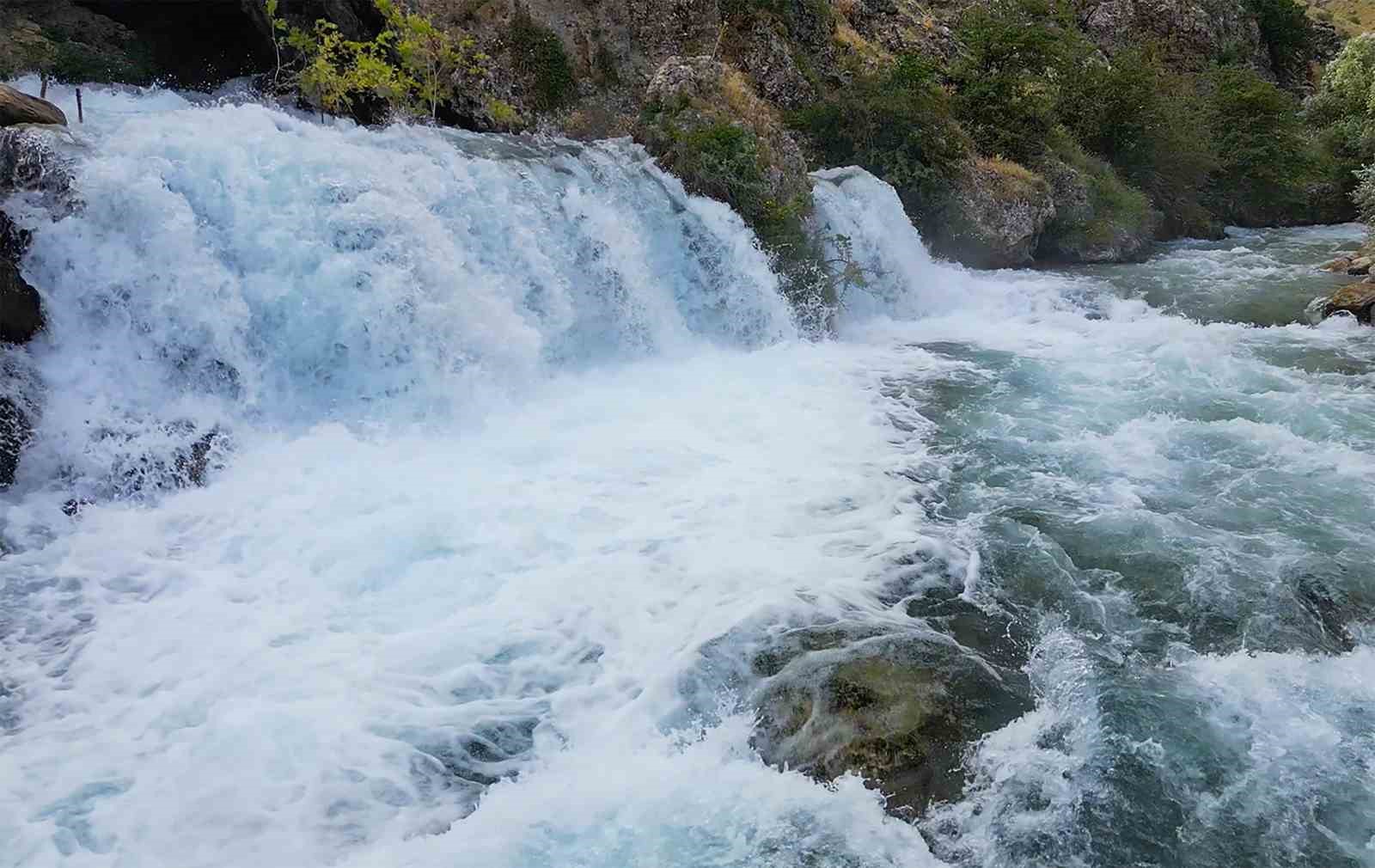 Bahçesaray’da gür akan sular yaban hayatına can veriyor