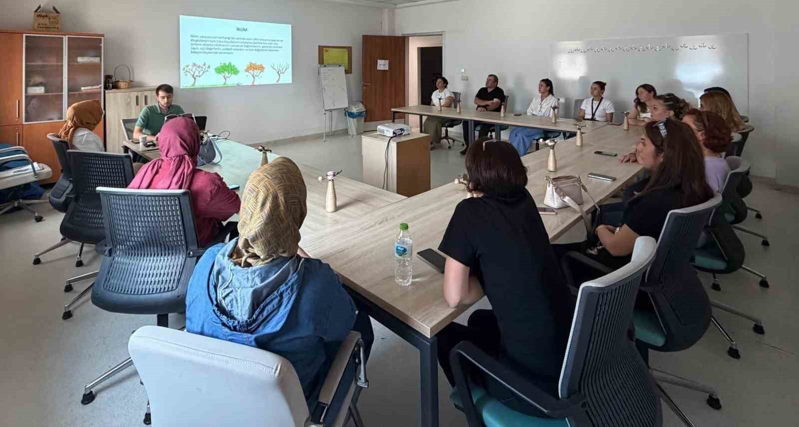Düzce’de sağlıklı hayat saatleri kapsamında iklim krizi eğitimi