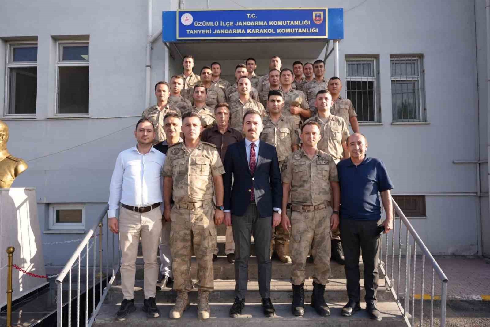Kaymakam güvenlik çalışmalarını inceledi