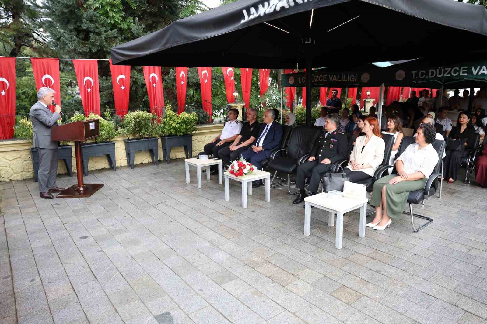 Düzce’de 58 jandarma personeli terfi etti
