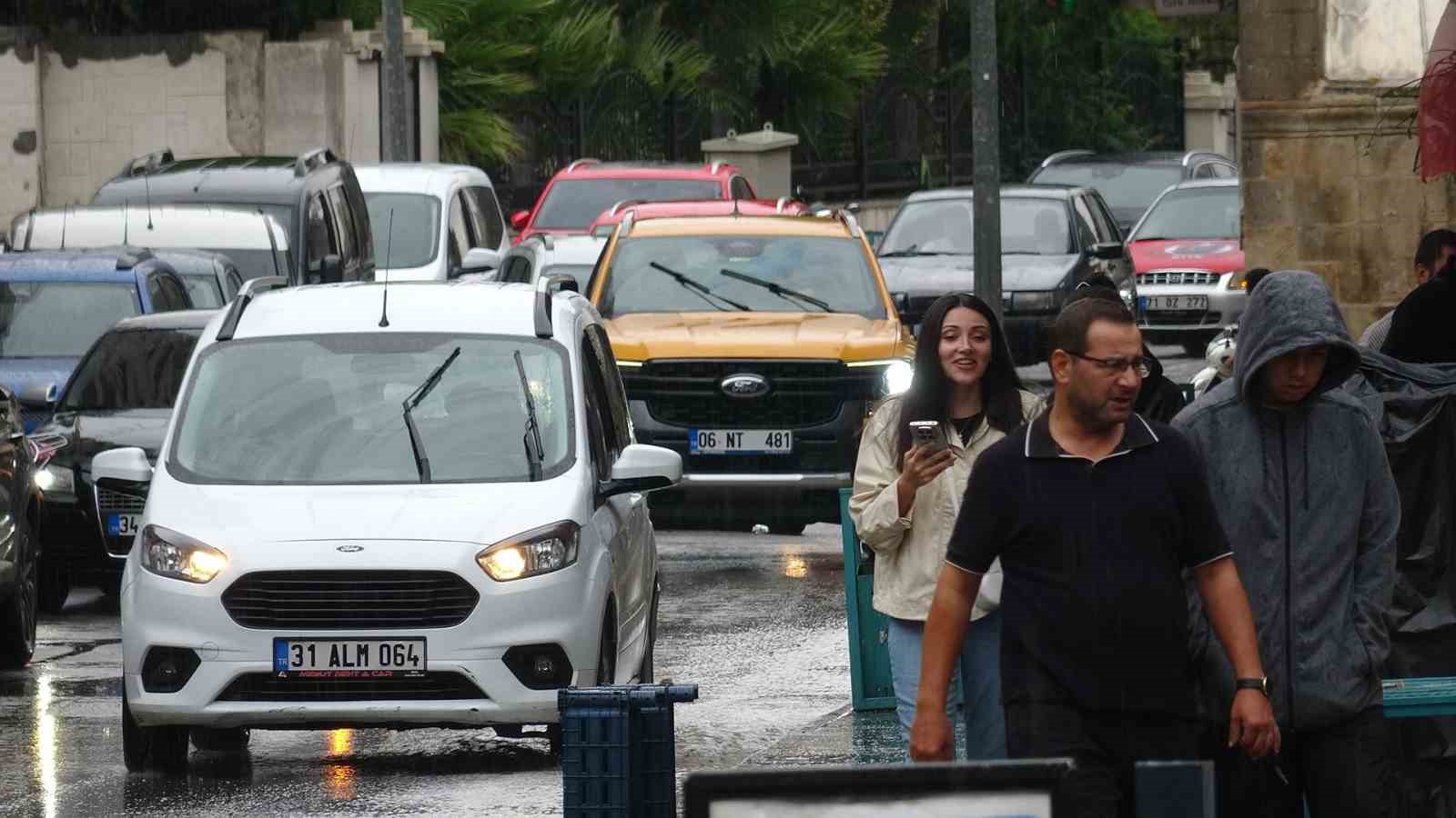 Kilis’te yağış etkili oldu