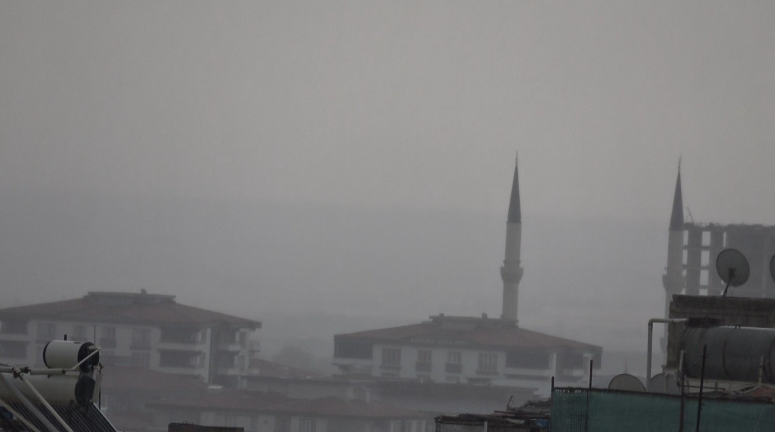 Kilis’te yağış etkili oldu