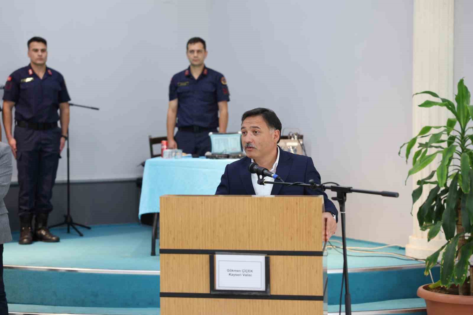 Vali Çiçek, Rütbe Terfi Töreni’ne katıldı