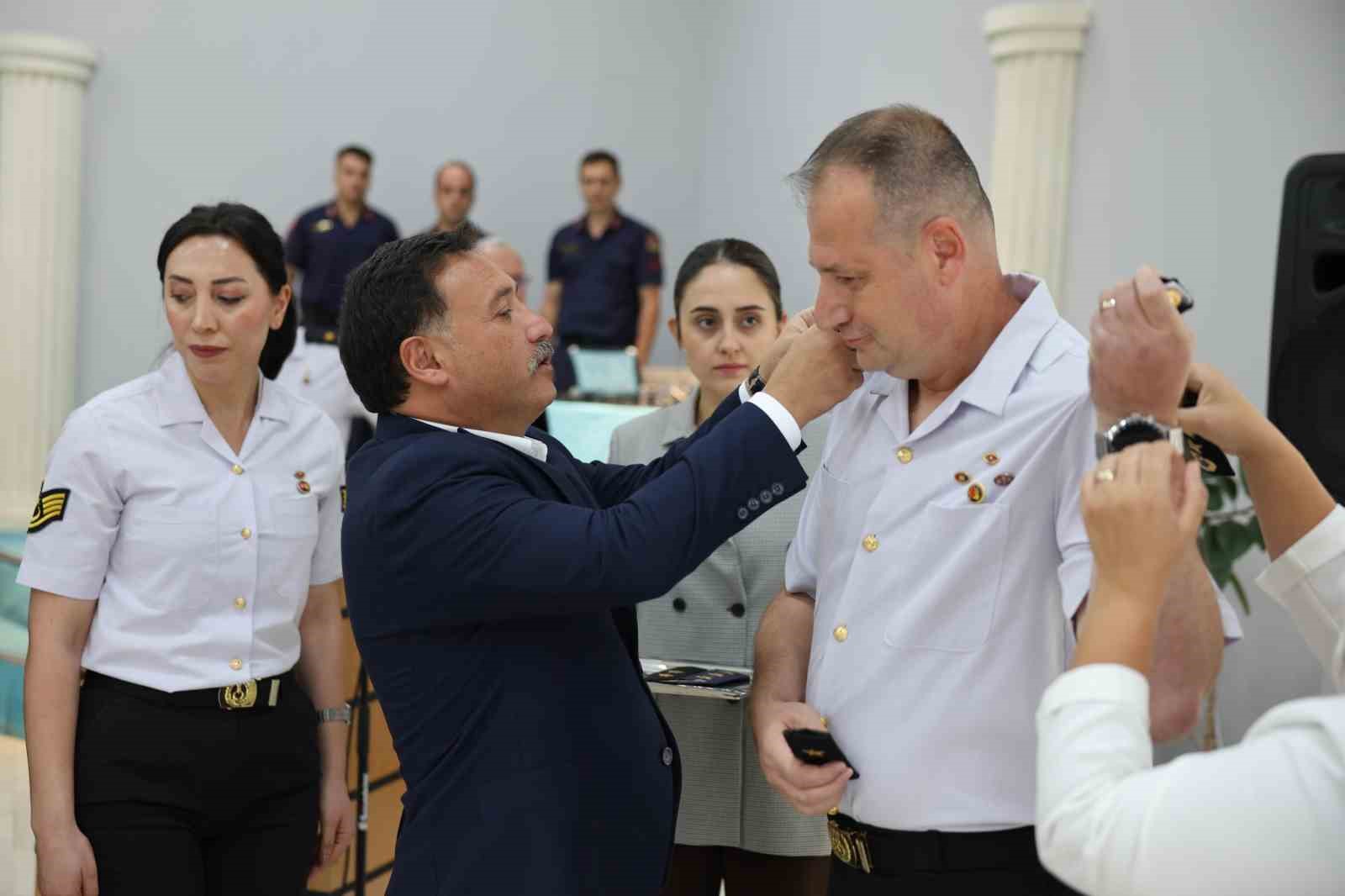 Vali Çiçek, Rütbe Terfi Töreni’ne katıldı