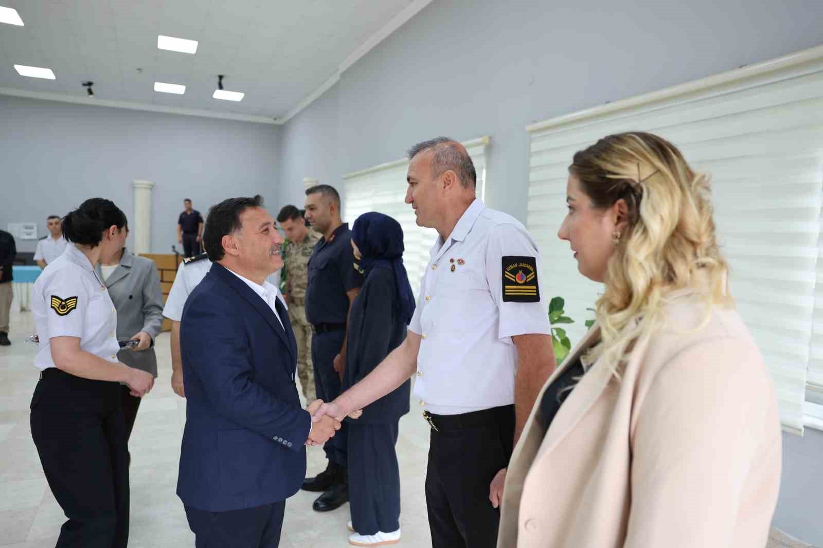 Vali Çiçek, Rütbe Terfi Töreni’ne katıldı