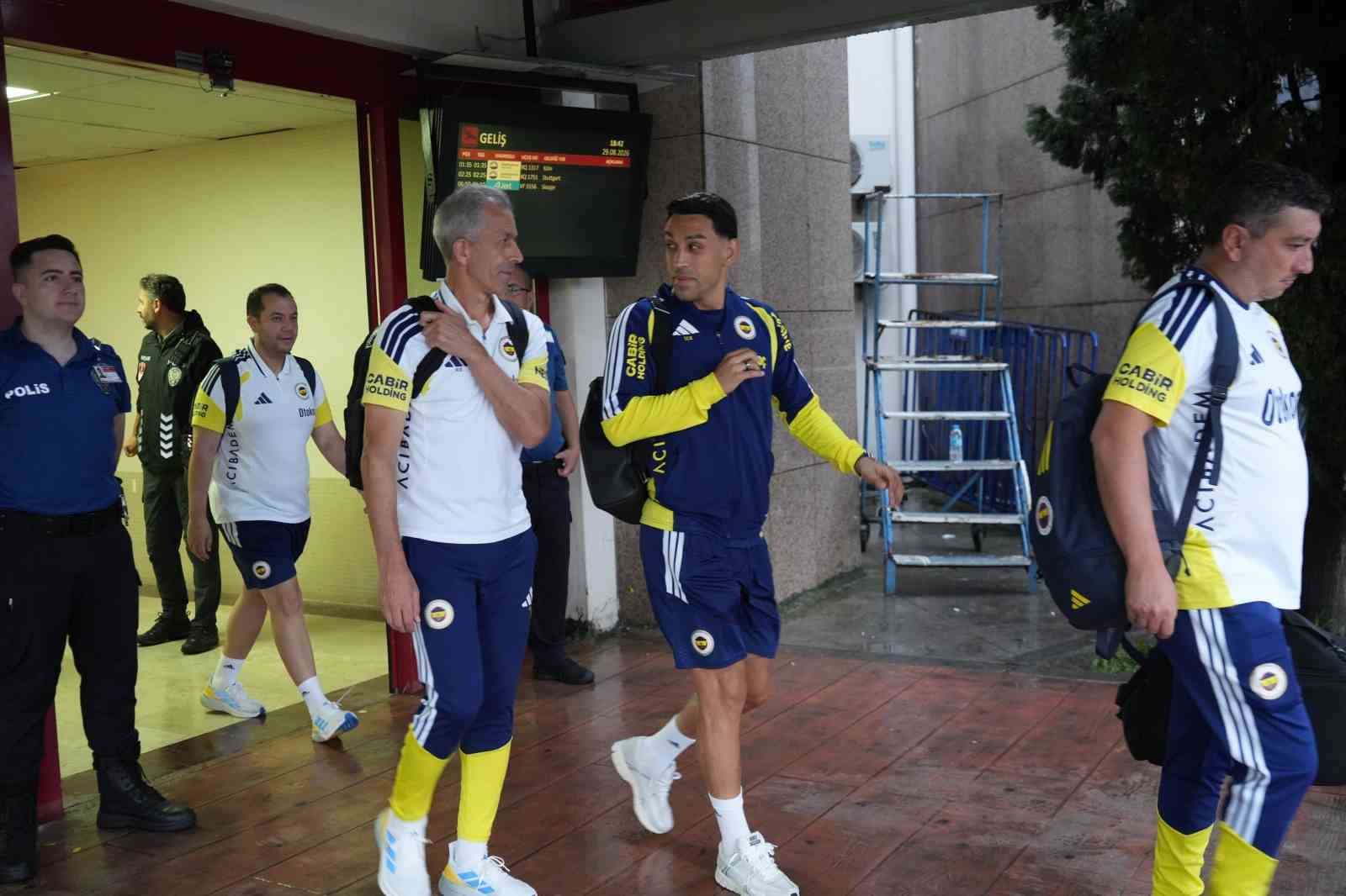 Fenerbahçe kafilesi Samsun’a geldi