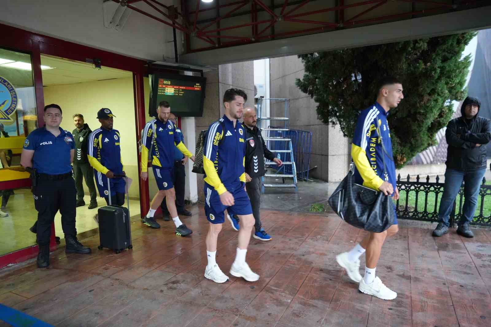 Fenerbahçe kafilesi Samsun’a geldi