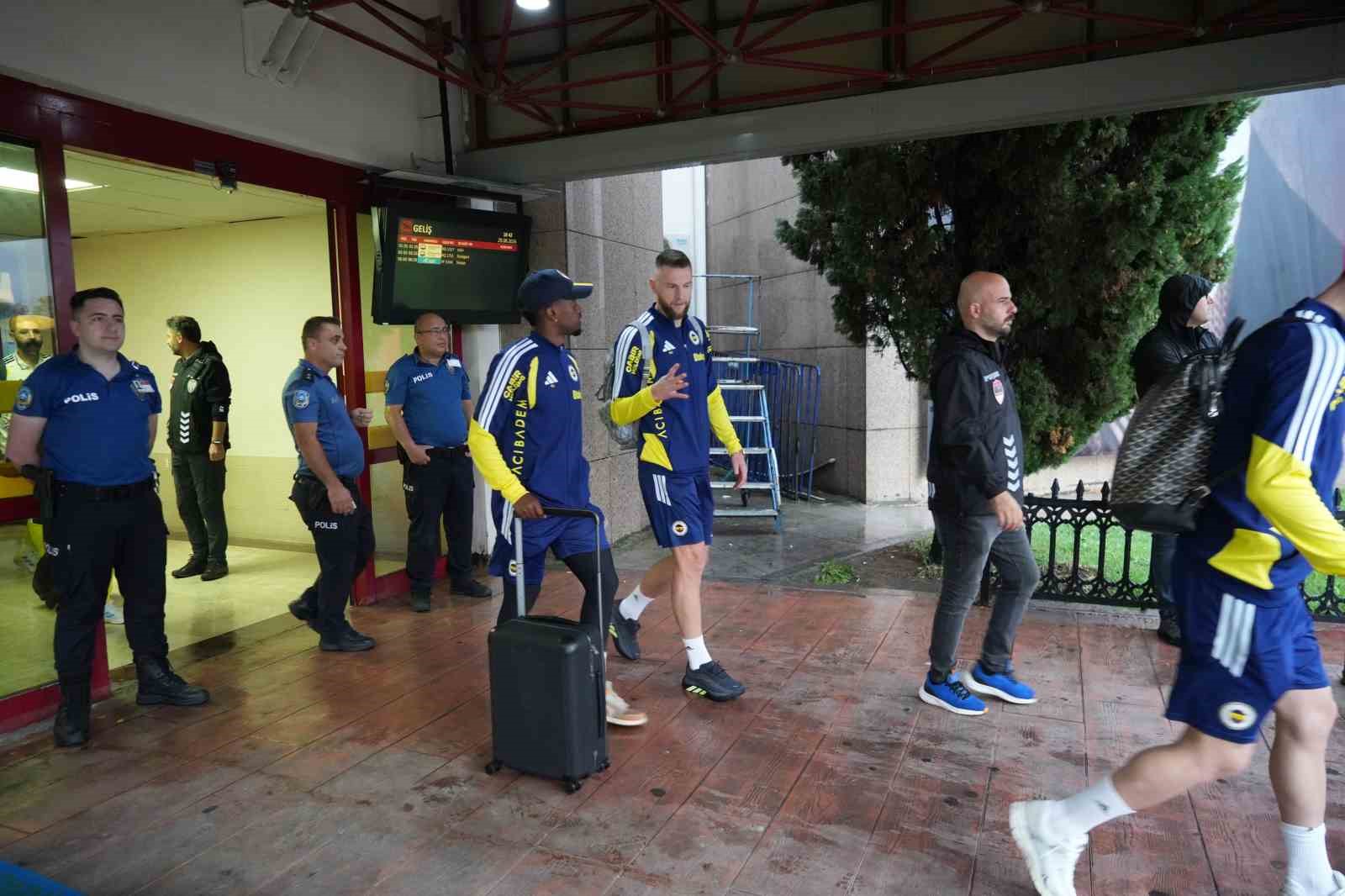 Fenerbahçe kafilesi Samsun’a geldi