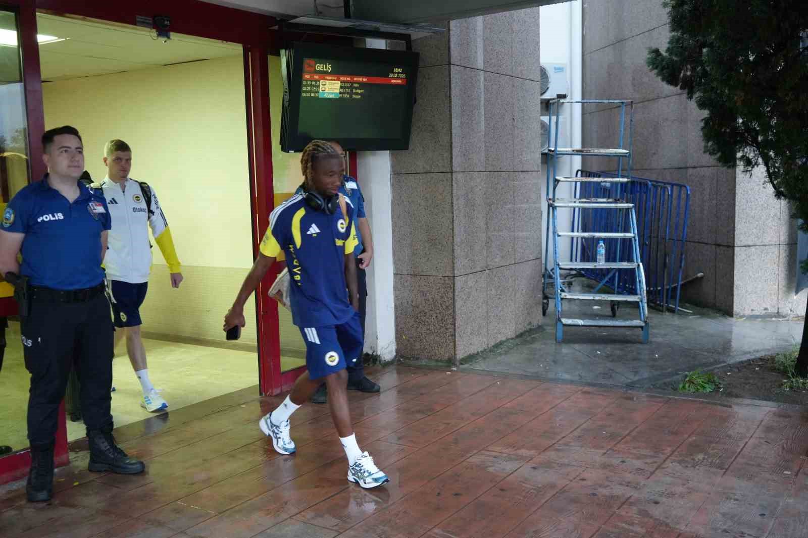 Fenerbahçe kafilesi Samsun’a geldi