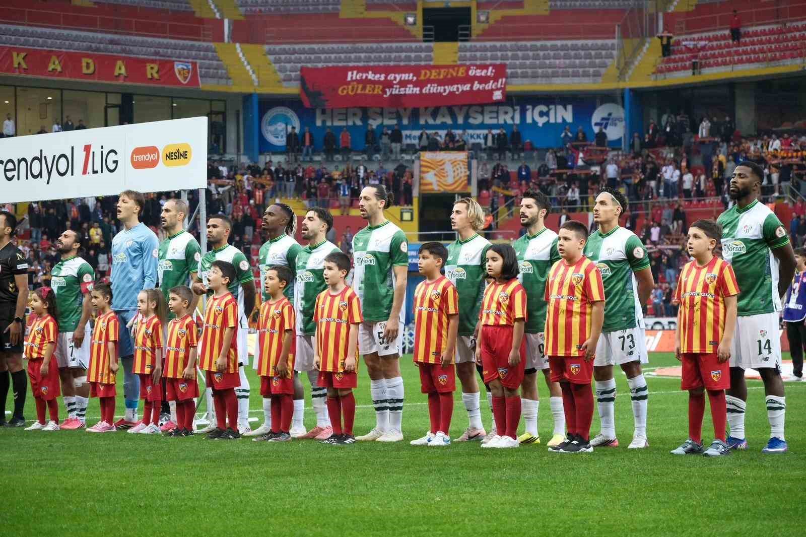 Trendyol 1. Lig: Kayserispor: 1 - Bursaspor: 2