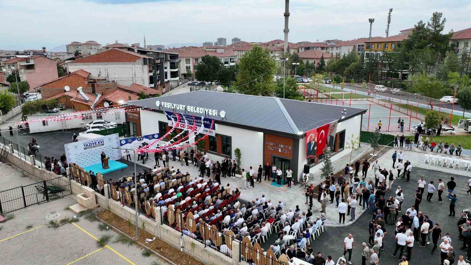 Yeşilyurt’ta Hüseyin Kırteke Taziye Evi hizmete sunuldu