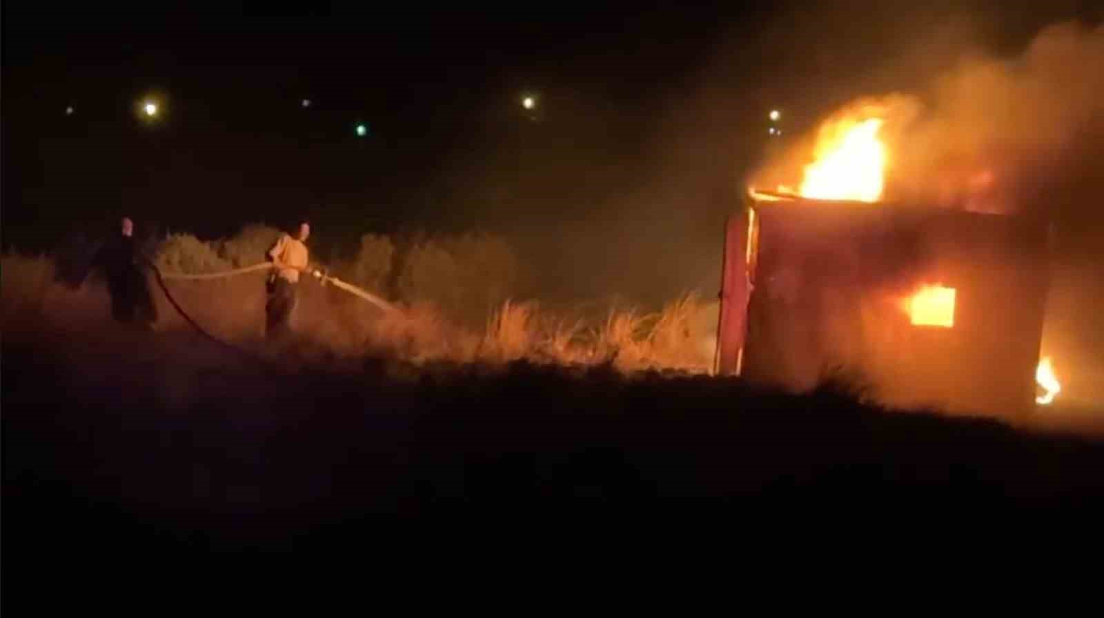 Antalya’da otluk yangını 30 dönümlük alanda etkili oldu