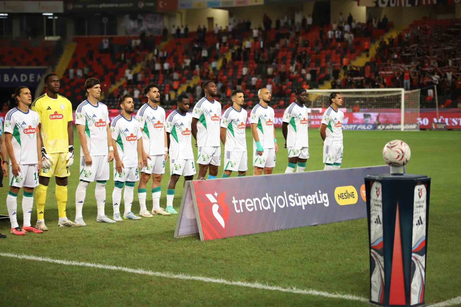 Trendyol Süper Lig: Gaziantep FK: 0 - Çaykur Rizespor: 1 (Maç devam ediyor)