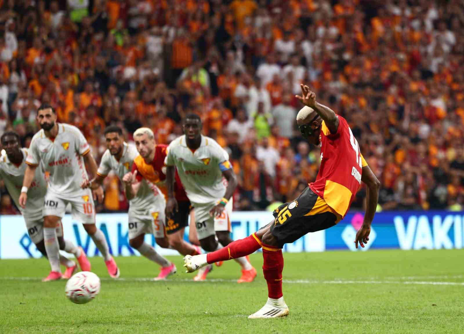 Trendyol Süper Lig: Galatasaray: 3 - Göztepe: 2 (Maç sonucu)